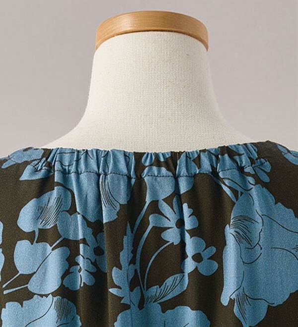 BELLUNA（ベルーナ）の「＜＆ｃｏｃｏｃｈｉ＞ひんやり冷感素材花柄ティアードワンピース（シャツワンピース）」｜詳細画像