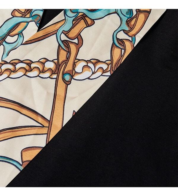 RANAN（ラナン）の「スカーフ付キレイ見えカットソーブラウス（ブラウス）」｜詳細画像