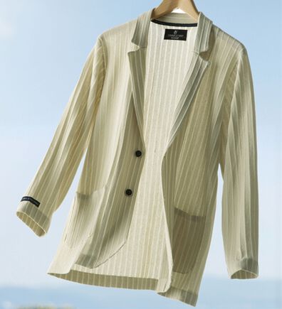 「＜コムルヴァン・オム＞ペーパーヤーン涼感ジャケット（メンズジャケット）」