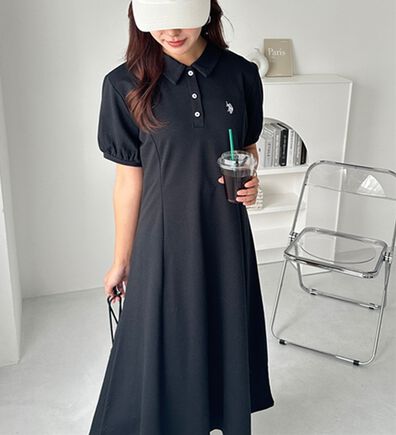 GeeRA（ジーラ）の「【Ｕ．Ｓ．ＰＯＬＯＡＳＳＮ】ポロ衿ワンピ―ス（その他ワンピース）」