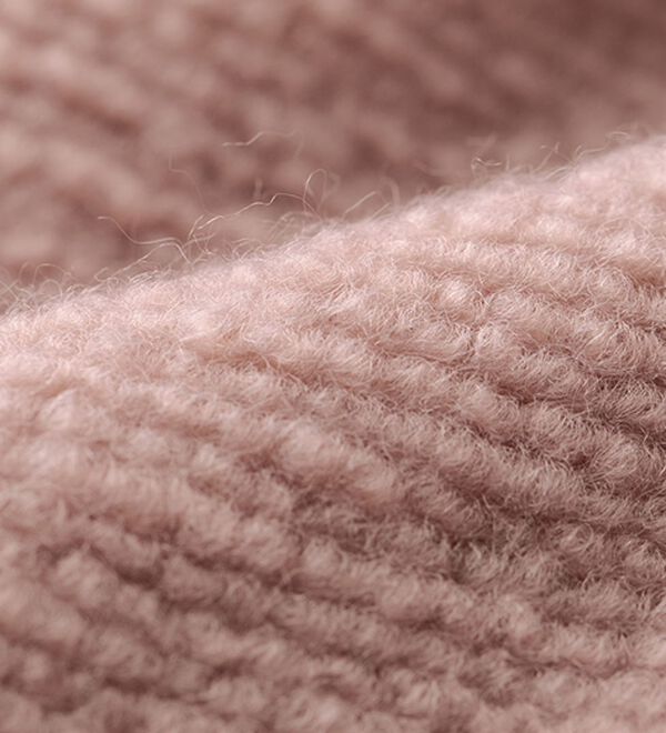 ルフラン（ルフラン）の「ブークレ素材フードデザインコート（ロングコート）」｜詳細画像