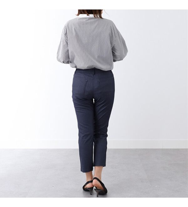 BELLUNA（ベルーナ）の「ウルトラ美脚ストレッチアンクルパンツ（クロップドパンツ）」｜詳細画像