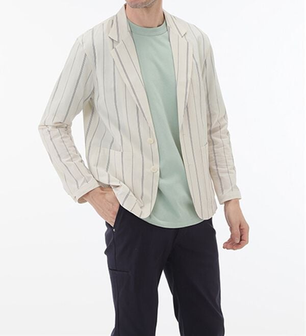 「＜コムルヴァン・オム＞夏の新定番！さらっと軽いシャツテーラード（メンズシャツ）」｜詳細画像