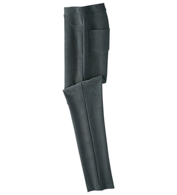 BELLUNA（ベルーナ）の「裏フリーススリムパンツ（フルレングスパンツ）」｜グレー