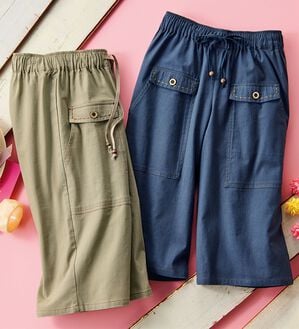 ルフラン（ルフラン）の「【２本組】ひざ下丈パンツ＜ポチ＞（その他パンツ）」｜詳細画像