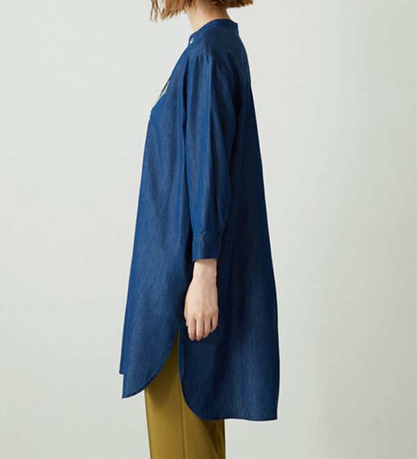 BELLUNA（ベルーナ）の「デニム素材華やか刺しゅうワンピース（その他ワンピース）」｜詳細画像