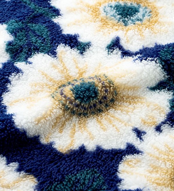 ルフラン（ルフラン）の「【２色組】ほっこり花柄のくつろぎポンチョ（パジャマ・ルームウェア）」｜詳細画像