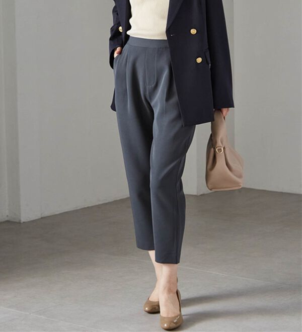 RANAN（ラナン）の「美脚シルエットクロップドパンツ（フルレングスパンツ）」｜詳細画像