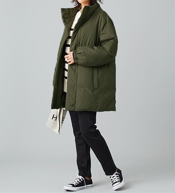 BELLUNA（ベルーナ）の「裏ベロアストレッチ素材レギンスパンツ（フルレングスパンツ）」｜詳細画像