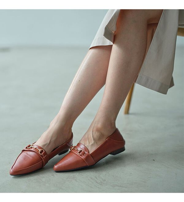 GeeRA（ジーラ）の「選べる！ビットローファー（ポインテットトゥ）（パンプス）」｜詳細画像