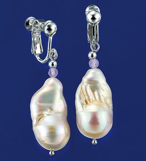 BELLUNA（ベルーナ）の「バロックパール　イヤリング・ピアス（イヤリング・ピアス）」｜イヤリング