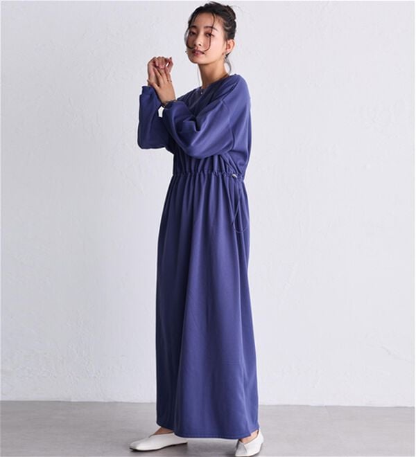 RANAN（ラナン）の「裏起毛！アンチピリング！ドロストワンピース（その他ワンピース）」｜詳細画像