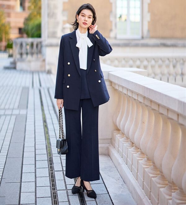 GeeRA（ジーラ）の「【入卒式/セレモニー】着回しベスト＆ジャケットセットスーツ（パンツスーツ）」｜詳細画像