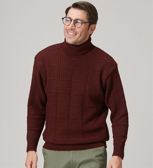 「まさに画期的裏暖かセーター（メンズニット・セーター）」｜詳細画像