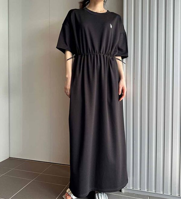 RANAN（ラナン）の「＜U.S.POLO ASSN.＞ドロストデザインワンピース（その他ワンピース）」｜詳細画像