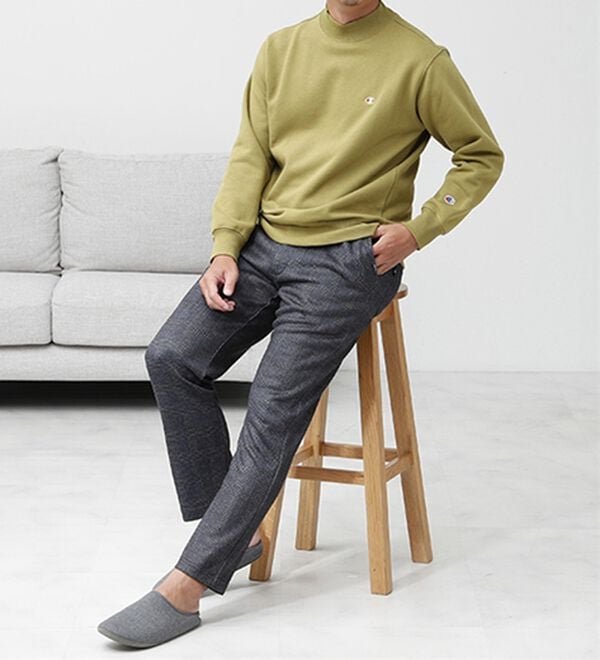 「＜チャンピオン＞モックネック裏起毛トレーナー（メンズトレーナー）」｜詳細画像