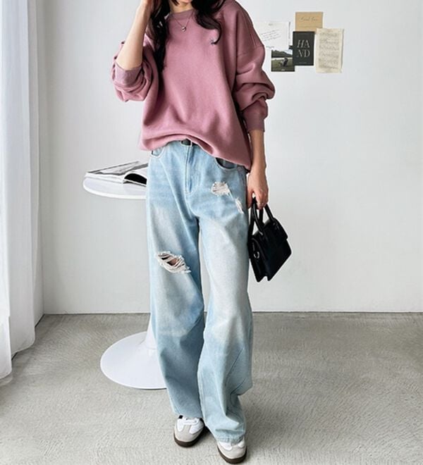 GeeRA（ジーラ）の「【U.S. POLO ASSN.】表ピーチ裏起毛スウェット（トレーナー・スウェット）」｜詳細画像