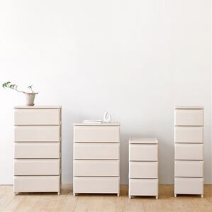iellio（イエリオ）の「Ｒｏｏｍｎｈｏｍｅデイリー組立式引き出し＜収納チェスト・大容量たんす・衣装ケース・収納棚・衣類収納・韓国インテリア＞（リビング収納）」｜ベージュ