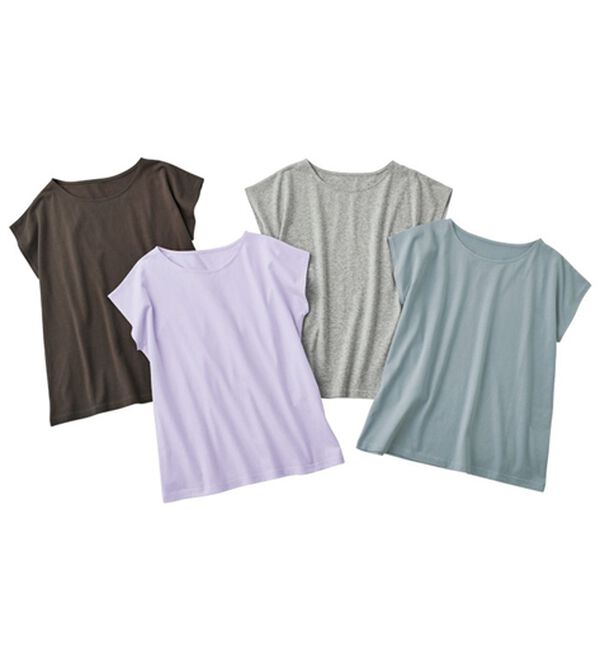 「綿１００％汗ジミ対策　フレンチ（肌着・インナーウェア）」｜詳細画像