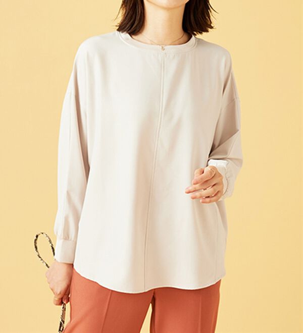 BELLUNA（ベルーナ）の「きれい見えドルマンプルオーバー（カットソー）」｜詳細画像