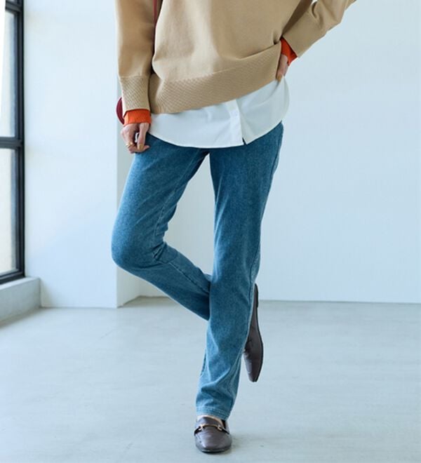 BELLUNA（ベルーナ）の「美ストレッチ素材レギンスパンツ【Ｐｒｉｍａ　Ｆｉｔ　Ｐａｎｔｓ】（スパッツ・レギンス）」｜詳細画像