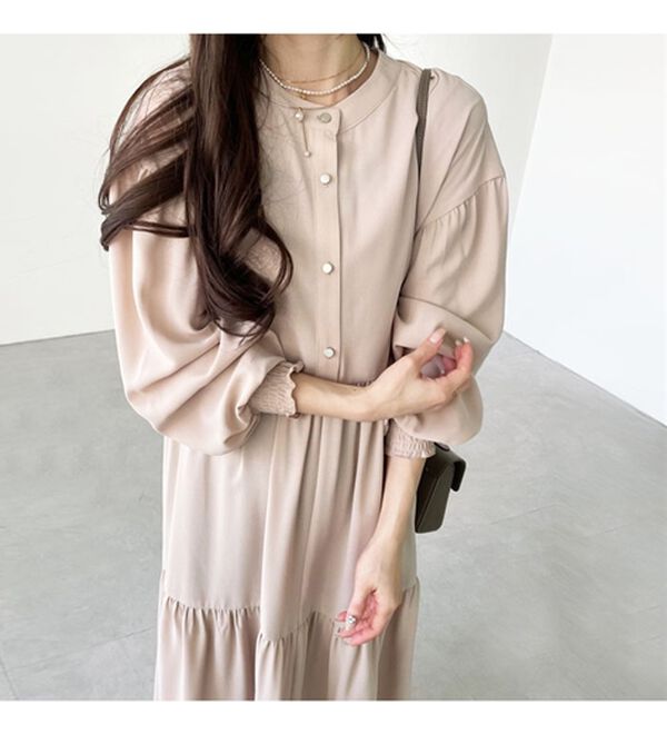 GeeRA（ジーラ）の「前後２ＷＡＹティアードシャツワンピース（シャツワンピース）」｜詳細画像