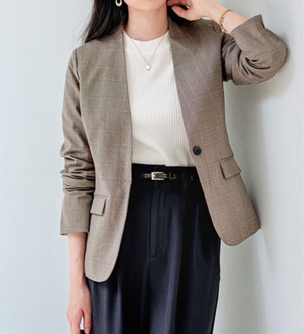 GeeRA（ジーラ）の「洗える！ストレッチカセットスーツ（その他ワンピース）」｜詳細画像