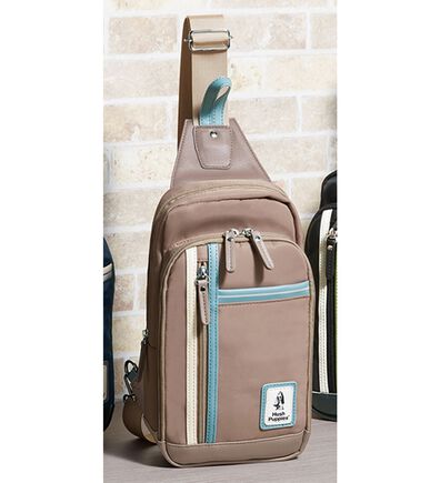 「＜ハッシュパピー＞配色デザインバッグ（メンズボディバッグ・ウエストポーチ）」