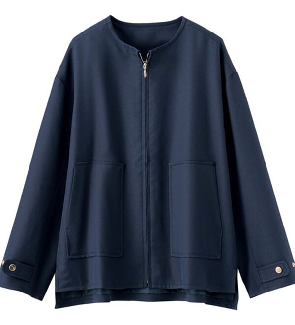 BELLUNA（ベルーナ）の「ポケット使いショートブルゾンジャケット（ハーフコート）」｜詳細画像