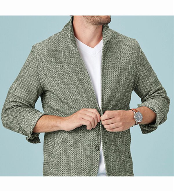 「＜コムルヴァン・オム＞男前！スタンドジャケット（メンズジャケット）」｜詳細画像