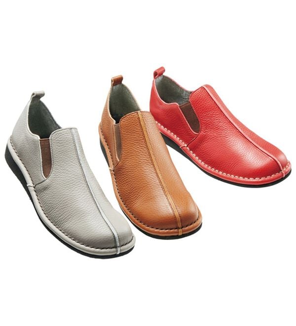 BELLUNA（ベルーナ）の「イタリアンレザーサイドゴア日本製シューズ（スリッポン）」｜詳細画像