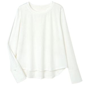 RANAN（ラナン）の「異素材使いカットソー（カットソー）」｜オフホワイト