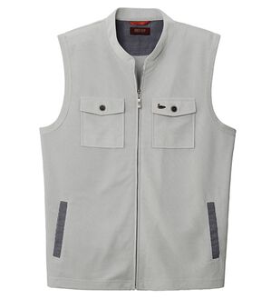 「＜デコイ＞大人の軽快ドライベスト（メンズベスト）」｜白&times;グレー