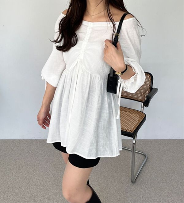 GeeRA（ジーラ）の「２ＷＡＹドロストブラウス（ブラウス）」｜詳細画像