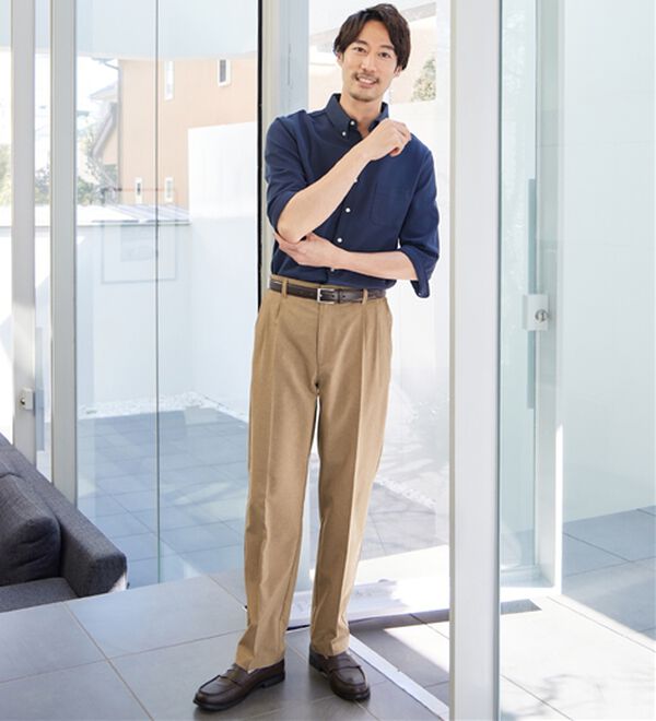 REMEN'S（リメンズ）の「サラッと快適イージースラックス（メンズスラックス）」｜詳細画像