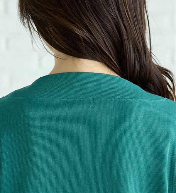 BELLUNA（ベルーナ）の「ワイドネックデザイン重ね着風プルオーバー（カットソー）」｜詳細画像