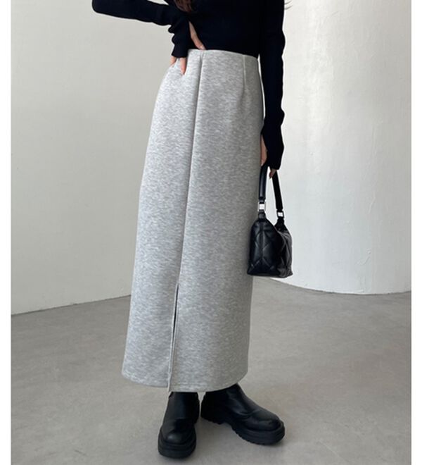 GeeRA（ジーラ）の「楽ちん！滑らか美ラインダンボールナロースカート（ロングスカート）」｜詳細画像