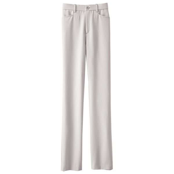 BELLUNA（ベルーナ）の「透けにくい！防汚はっ水ストレートパンツ（フルレングスパンツ）」｜アイスグレー