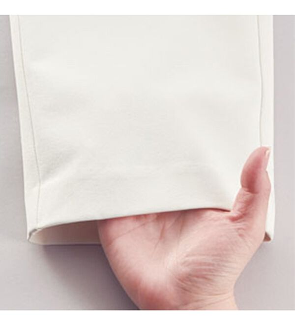 BELLUNA（ベルーナ）の「汚れが落ちやすい白！ストレートパンツ（フルレングスパンツ）」｜詳細画像