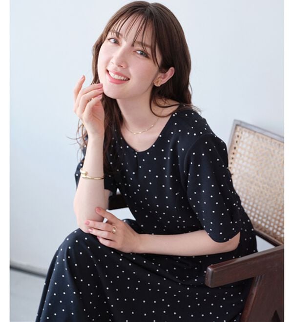 alotta（アロッタ）の「【4つの機能付】タック袖Ａラインワンピース（その他ワンピース）」｜詳細画像