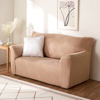 iellio（イエリオ）の「お買得！ワッフルソファカバー＜洗える・伸縮・ソファーカバー・肘あり・肘なし・１人掛・２人掛・３人掛＞（ソファーカバー）」