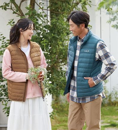 「＜アーノルド　パーマー＞ポケッタブルダウンベスト（メンズベスト）」