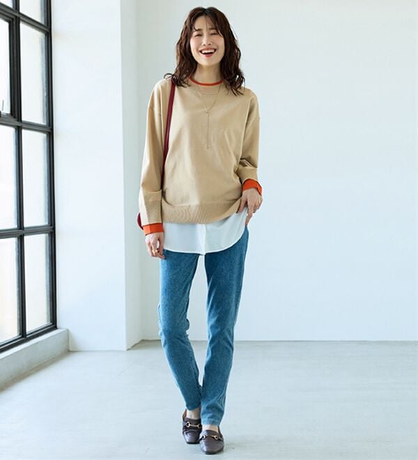 BELLUNA（ベルーナ）の「美ストレッチ素材レギンスパンツ【Ｐｒｉｍａ　Ｆｉｔ　Ｐａｎｔｓ】（スパッツ・レギンス）」｜詳細画像