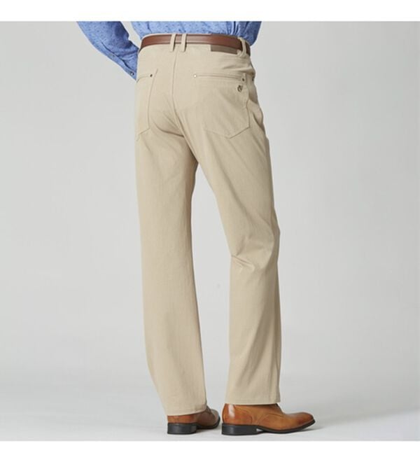 「【３本組】＜コムルヴァン・オム＞のびのび快適上品チノパンツ（メンズフルレングスパンツ）」｜詳細画像
