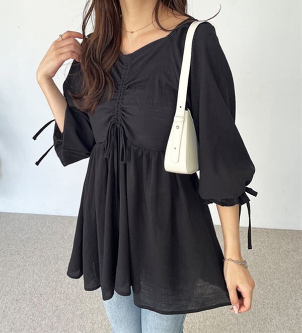 GeeRA（ジーラ）の「２ＷＡＹドロストブラウス（ブラウス）」｜詳細画像