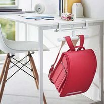 iellio（イエリオ）の「タワー　デスク横ランドセル＆リュックハンガー＜ｔｏｗｅｒ　山崎実業　ランドセルラック　ランドセルハンガー　リビング収納＞（リビング用品）」