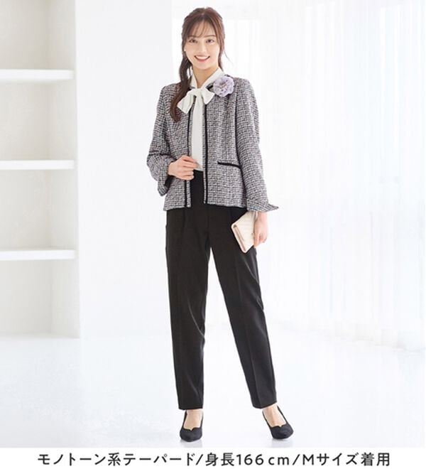 alotta（アロッタ）の「【選べるパンツ】洗える！３点セット着回し力抜群スーツ（その他スーツ）」｜詳細画像