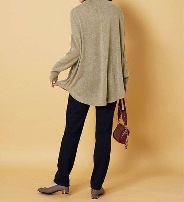 BELLUNA（ベルーナ）の「杢調素材ドルマンデザインチュニック（チュニック）」｜詳細画像