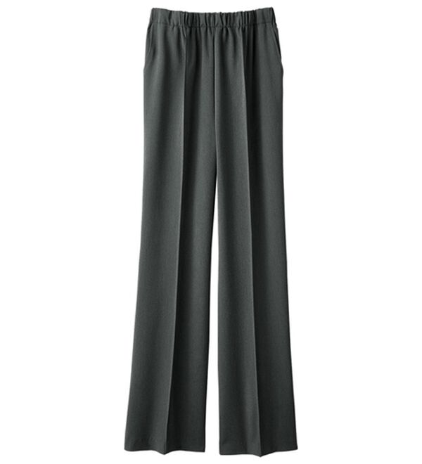 ルフラン（ルフラン）の「【３本組】日本製すっきり見えの上品フレアーパンツ（ワイドパンツ・ガウチョ）」｜詳細画像