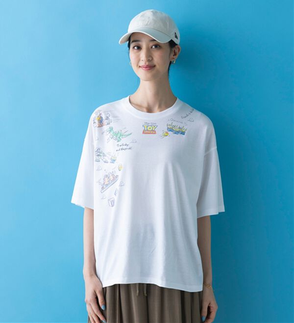 「＜Ｄｉｓｎｅｙ＞綿混素材ゆるっとＴシャツ（カットソー）」｜詳細画像